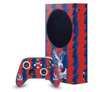 Head Case Designs Officially Licensed Crystal Palace FC Home Kit Logo Art Game Console Wrap and Game Controller Skin Bundle Compatible With Xbox Series S Console & Controller Bundle