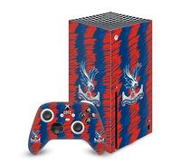 Head Case Designs Officially Licensed Crystal Palace FC Home Kit Logo Art Vinyl Sticker Gaming Skin Decal Cover Compatible With Xbox Series X Console and Controller Bundle