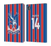Head Case Designs Officially Licensed Crystal Palace FC Jean-Philippe Mateta 2025/26 Players Home Kit Leather Wallet Case Compatible With Apple iPad Pro 11 M4 2024