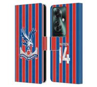 Head Case Designs Officially Licensed Crystal Palace FC Jean-Philippe Mateta 2025/26 Players Home Kit Leather Wallet Case Compatible With Oppo Reno11 F 5G / F25 Pro 5G