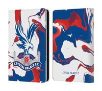 Head Case Designs Officially Licensed Crystal Palace FC Marble Crest Leather Wallet Case Compatible With Amazon Kindle 11th Gen 6in 2022