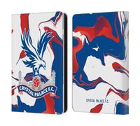 Head Case Designs Officially Licensed Crystal Palace FC Marble Crest Leather Wallet Case Compatible With Amazon Kindle 11th Gen (2024)
