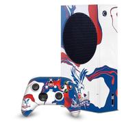 Head Case Designs Officially Licensed Crystal Palace FC Marble Logo Art Game Console Wrap and Game Controller Skin Bundle Compatible With Xbox Series S Console & Controller Bundle