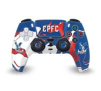 Head Case Designs Officially Licensed Crystal Palace FC Marble Logo Art Vinyl Faceplate Sticker Gaming Skin Decal Cover Compatible With Sony PlayStation 5 PS5 DualSense Controller