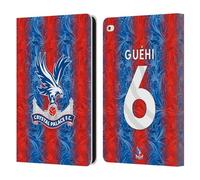 Head Case Designs Officially Licensed Crystal Palace FC Marc Guéhi 2024/25 Players Home Kit Leather Wallet Case Compatible With Apple iPad Air 2 (2014)