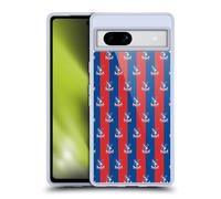 Head Case Designs Officially Licensed Crystal Palace FC Pattern Crest Gel Case [Military Grade Protection] Compatible With Google Pixel 7a