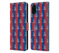 Head Case Designs Officially Licensed Crystal Palace FC Pattern Crest Leather Wallet Case Compatible With Samsung Galaxy A07