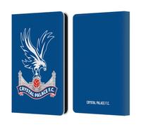 Head Case Designs Officially Licensed Crystal Palace FC Plain Crest Leather Wallet Case Compatible With Amazon Kindle 11th Gen 6in 2022