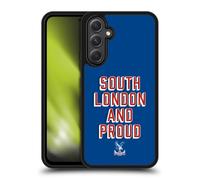 Head Case Designs Officially Licensed Crystal Palace FC South London And Proud Crest Gel Armour Case [Military Grade Protection] Compatible With Samsung Galaxy A54 5G