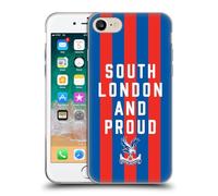 Head Case Designs Officially Licensed Crystal Palace FC South London & Proud 2025 Cup Final Gel Case [Military Grade Protection] Compatible With Apple iPhone 7/8 / SE 2020 & 2022