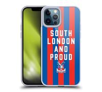 Head Case Designs Officially Licensed Crystal Palace FC South London & Proud 2025 Cup Final Gel Case [Military Grade Protection] Compatible With Apple iPhone 12 Pro Max