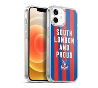 Head Case Designs Officially Licensed Crystal Palace FC South London & Proud 2025 Cup Final Gel Case [Military Grade] Compatible with Apple iPhone 12 / iPhone 12 Pro and Compatible with MagSafe
