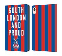 Head Case Designs Officially Licensed Crystal Palace FC South London & Proud 2025 Cup Final Leather Wallet Case Compatible With Apple iPad mini (2021/2024)