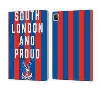 Head Case Designs Officially Licensed Crystal Palace FC South London & Proud 2025 Cup Final Leather Wallet Case Compatible With Apple iPad Pro 12.9 2020/2021/2022