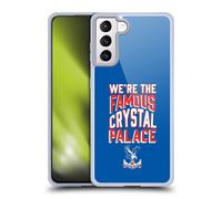 Head Case Designs Officially Licensed Crystal Palace FC We're The Famous 2025 Cup Final Gel Case [Military Grade Protection] Compatible With Samsung Galaxy S21+ 5G