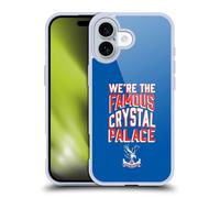 Head Case Designs Officially Licensed Crystal Palace FC We're The Famous 2025 Cup Final Gel Case [Military Grade Protection] Compatible with Apple iPhone 16 and Compatible with MagSafe