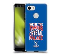 Head Case Designs Officially Licensed Crystal Palace FC We're The Famous 2025 Cup Final Gel Case [Military Grade Protection] Compatible With Google Pixel 3
