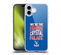 Head Case Designs Officially Licensed Crystal Palace FC We're The Famous 2025 Cup Final Gel Case [Military Grade Protection] Compatible With Apple iPhone 16 Plus
