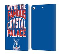 Head Case Designs Officially Licensed Crystal Palace FC We're The Famous 2025 Cup Final Leather Wallet Case Compatible With Apple iPad 9.7 2017 / iPad 9.7 2018