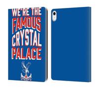Head Case Designs Officially Licensed Crystal Palace FC We're The Famous 2025 Cup Final Leather Wallet Case Compatible With Apple iPad 10.9 2022/2025