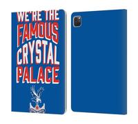 Head Case Designs Officially Licensed Crystal Palace FC We're The Famous 2025 Cup Final Leather Wallet Case Compatible With Apple iPad Pro 11 2020/2021 / 2022