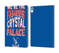 Head Case Designs Officially Licensed Crystal Palace FC We're The Famous 2025 Cup Final Leather Wallet Case Compatible With Apple iPad Air 13 2024/2025