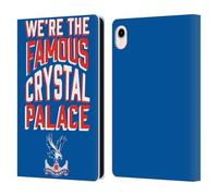 Head Case Designs Officially Licensed Crystal Palace FC We're The Famous 2025 Cup Final Leather Wallet Case Compatible With Apple iPad mini (2021/2024)