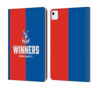 Head Case Designs Officially Licensed Crystal Palace FC Winners 2025 Cup Final Leather Wallet Case Compatible With Apple iPad Air 11 2020/2022/2024/2025