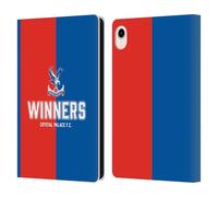 Head Case Designs Officially Licensed Crystal Palace FC Winners 2025 Cup Final Leather Wallet Case Compatible With Apple iPad mini (2021/2024)