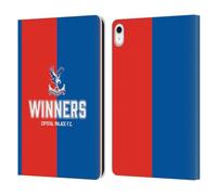 Head Case Designs Officially Licensed Crystal Palace FC Winners 2025 Cup Final Leather Wallet Case Compatible With Apple iPad 10.9 2022/2025