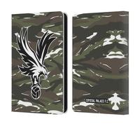 Head Case Designs Officially Licensed Crystal Palace FC Woodland Camouflage Crest Leather Wallet Case Compatible With Amazon Kindle 11th Gen 6in 2022