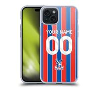 Head Case Designs Officially Licensed Custom Crystal Palace Football Club Home 2025/26 Kit Gel Case [Military Grade Protection] Compatible with Apple iPhone 15 Plus and Compatible with MagSafe