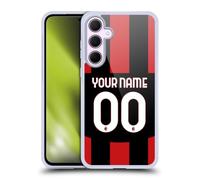 Head Case Designs Officially Licensed Custom Customised Personalised AC Milan Home 2026/27 Crest Kit Gel Case [Military Grade Protection] Compatible With Samsung Galaxy A35 5G