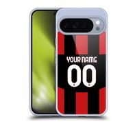 Head Case Designs Officially Licensed Custom Customised Personalised AC Milan Home 2026/27 Crest Kit Gel Case [Military Grade] Compatible with Google Pixel 10 Pro XL and Compatible with MagSafe