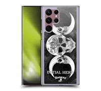 Head Case Designs Officially Licensed Custom Customised Personalised Alchemy Gothic Dark Goddess Moon Name and Initial Hard Back Case Compatible With Samsung Galaxy S22 Ultra 5G