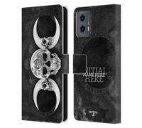 Head Case Designs Officially Licensed Custom Customised Personalised Alchemy Gothic Dark Goddess Moon Name and Initial Leather Book Wallet Case Cover Compatible With Motorola Moto G (2023)