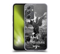 Head Case Designs Officially Licensed Custom Customised Personalised Alchemy Gothic Nine Lives Of Poe Skulls Name and Initial Hard Back Case Compatible With Samsung Galaxy A54 5G