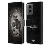Head Case Designs Officially Licensed Custom Customised Personalised Alchemy Gothic Nine Lives Of Poe Skulls Name and Initial Leather Book Wallet Case Cover Compatible With Motorola Moto G (2024)