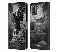 Head Case Designs Officially Licensed Custom Customised Personalised Alchemy Gothic Paracelsus Name and Initial Leather Book Wallet Case Cover Compatible With Nokia C210