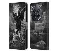 Head Case Designs Officially Licensed Custom Customised Personalised Alchemy Gothic Paracelsus Name and Initial Leather Book Wallet Case Cover Compatible With OnePlus 12
