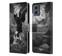 Head Case Designs Officially Licensed Custom Customised Personalised Alchemy Gothic Paracelsus Name and Initial Leather Book Wallet Case Cover Compatible With Motorola Moto G (2023)