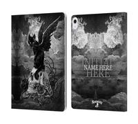 Head Case Designs Officially Licensed Custom Customised Personalised Alchemy Gothic Paracelsus Name and Initial Leather Wallet Case Compatible With Apple iPad Air 13 2024/2025