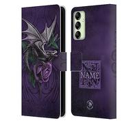 Head Case Designs Officially Licensed Custom Customised Personalised Anne Stokes Beauty 2 Art Leather Book Wallet Case Cover Compatible With Samsung Galaxy A14 / 5G