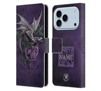 Head Case Designs Officially Licensed Custom Customised Personalised Anne Stokes Beauty 2 Art Leather Wallet Case Compatible With Apple iPhone 17 Pro