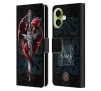 Head Case Designs Officially Licensed Custom Customised Personalised Anne Stokes Dagger Art Leather Wallet Case Compatible With Apple iPhone 17