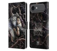 Head Case Designs Officially Licensed Custom Customised Personalised Anne Stokes Soul Bond Art Leather Wallet Case Compatible With Apple iPhone 17 Air