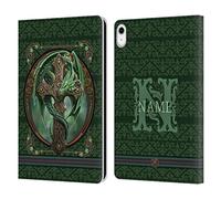 Head Case Designs Officially Licensed Custom Customised Personalised Anne Stokes Woodland Guardian Art Leather Wallet Case Compatible With Apple iPad 10.9 (2022/2025)