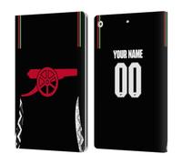 Head Case Designs Officially Licensed Custom Customised Personalised Arsenal FC Away 2024/25 Kit Leather Wallet Case Compatible With Apple iPad 10.2 2019/2020/2021
