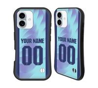 Head Case Designs Officially Licensed Custom Customised Personalised Arsenal FC Third 2024/25 Kit Hybrid Case Compatible With Apple iPhone 16
