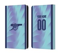 Head Case Designs Officially Licensed Custom Customised Personalised Arsenal FC Third 2024/25 Kit Leather Book Wallet Case Cover Compatible With Kindle Paperwhite 5 (2021)